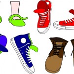 Detail uit het logo: 'Kind en Muziek': schoenen