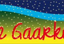 Poster voor de kantine; 3 m. lang en 1 m. hoog