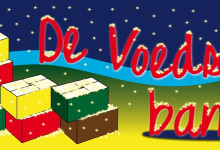 Poster voor concept: ‘Voedselbank’; 3 m. lang en 1 m. hoog