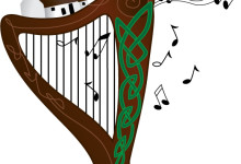 Ierse Harp, cottage, Keltische kunst en Ierse vlag