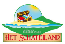 Logo voor ‘Het Schateiland’ (= 1 van  24 basisscholen)